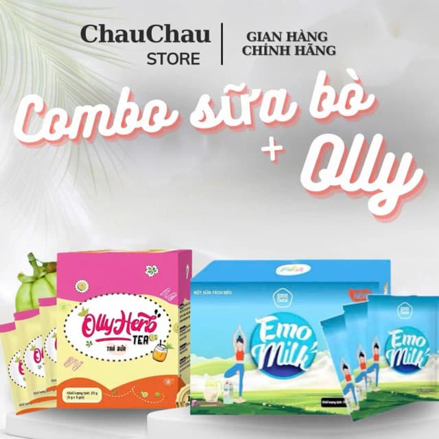 COMBO EMO SỮA VÀ TRÀ BỨA